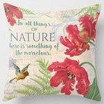 Load image into Gallery viewer, Hot sale fashion cute birds bikes sunflowers deer pillow cases beauty square double sides pattern pillow covers size 45*45cm
