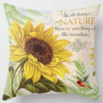 Load image into Gallery viewer, Hot sale fashion cute birds bikes sunflowers deer pillow cases beauty square double sides pattern pillow covers size 45*45cm
