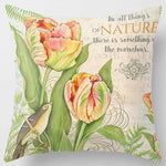 Load image into Gallery viewer, Hot sale fashion cute birds bikes sunflowers deer pillow cases beauty square double sides pattern pillow covers size 45*45cm
