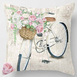 Load image into Gallery viewer, Hot sale fashion cute birds bikes sunflowers deer pillow cases beauty square double sides pattern pillow covers size 45*45cm
