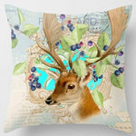 Load image into Gallery viewer, Hot sale fashion cute birds bikes sunflowers deer pillow cases beauty square double sides pattern pillow covers size 45*45cm

