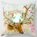 Load image into Gallery viewer, Hot sale fashion cute birds bikes sunflowers deer pillow cases beauty square double sides pattern pillow covers size 45*45cm

