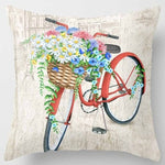 Load image into Gallery viewer, Hot sale fashion cute birds bikes sunflowers deer pillow cases beauty square double sides pattern pillow covers size 45*45cm
