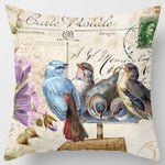 Load image into Gallery viewer, Hot sale fashion cute birds bikes sunflowers deer pillow cases beauty square double sides pattern pillow covers size 45*45cm
