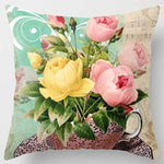 Load image into Gallery viewer, Hot sale fashion cute birds bikes sunflowers deer pillow cases beauty square double sides pattern pillow covers size 45*45cm
