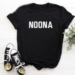 Load image into Gallery viewer, Noona T Shirt Kpop Korean Fashion Hangul Sister T-Shirt Unisex Cotton Short Sleeve Army MonstaX Seventeen Got7 Stray Kids Tees
