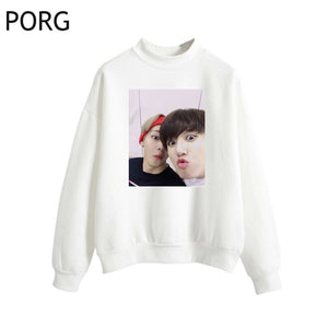 Funny Jungkook Jimin V Women Hoodies Streetwear Fashion Long Sleeve Pullover Sweatshirts Harajuku Autumn Oversized Hoodie