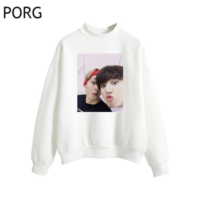 Funny Jungkook Jimin V Women Hoodies Streetwear Fashion Long Sleeve Pullover Sweatshirts Harajuku Autumn Oversized Hoodie