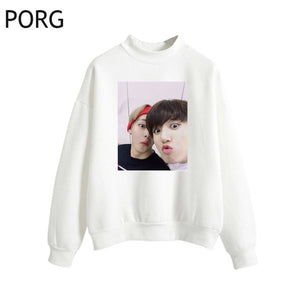 Funny Jungkook Jimin V Women Hoodies Streetwear Fashion Long Sleeve Pullover Sweatshirts Harajuku Autumn Oversized Hoodie