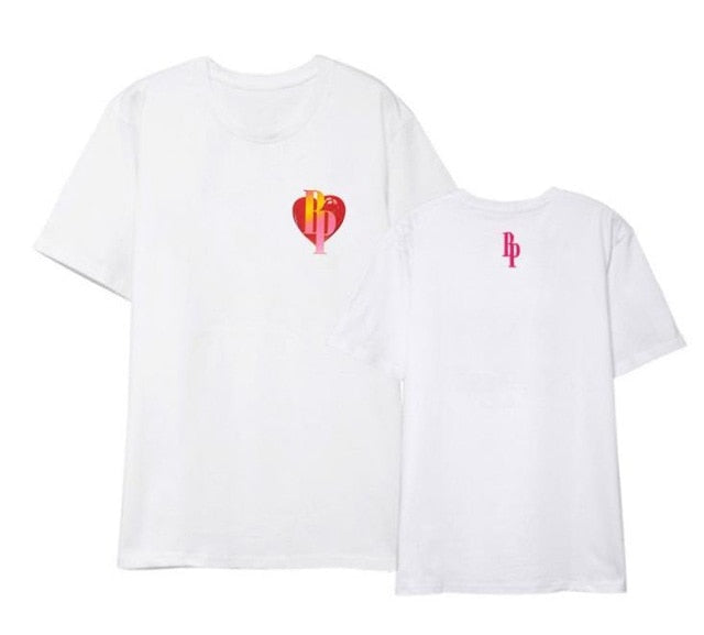 Summer style kpop blackpink photo/logo printing t shirt unisex fashion o neck short sleeve t-shirt 3 colors top tees
