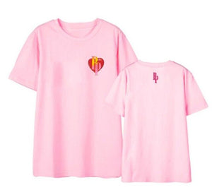 Summer style kpop blackpink photo/logo printing t shirt unisex fashion o neck short sleeve t-shirt 3 colors top tees