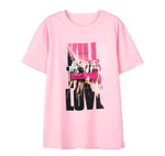 Load image into Gallery viewer, Summer style kpop blackpink photo/logo printing t shirt unisex fashion o neck short sleeve t-shirt 3 colors top tees
