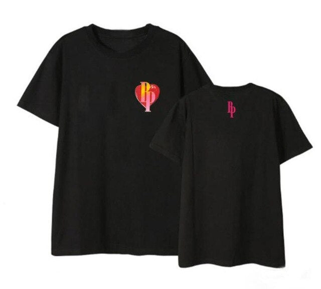Summer style kpop blackpink photo/logo printing t shirt unisex fashion o neck short sleeve t-shirt 3 colors top tees