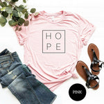 Load image into Gallery viewer, hope print Women tshirt Casual Cotton Hipster Funny t-shirt For Lady Yong Girl Top Tee Drop Ship ZY-218
