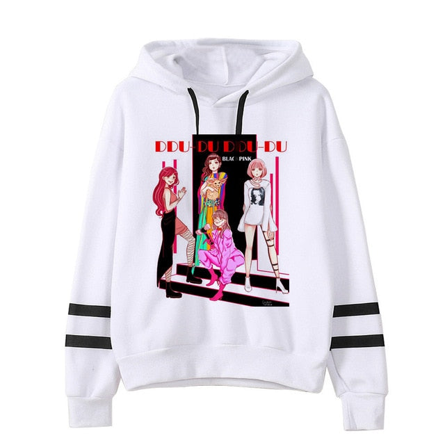 BLACKPINK Hoodie women hip hop 2019 kpop Sweatshirt Album clothes Kill This Love hooded Female Jennie Rose Lisa Jisoo Hoodies