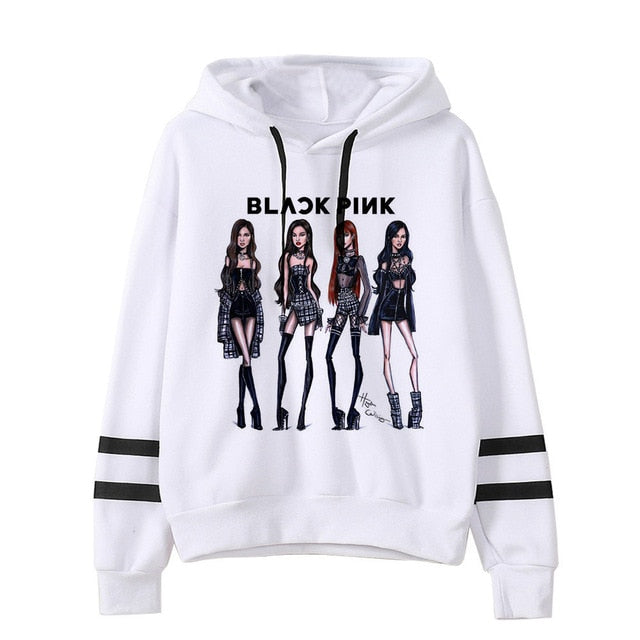 BLACKPINK Hoodie women hip hop 2019 kpop Sweatshirt Album clothes Kill This Love hooded Female Jennie Rose Lisa Jisoo Hoodies
