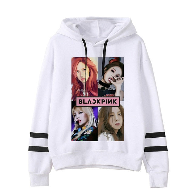 BLACKPINK Hoodie women hip hop 2019 kpop Sweatshirt Album clothes Kill This Love hooded Female Jennie Rose Lisa Jisoo Hoodies