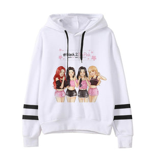 BLACKPINK Hoodie women hip hop 2019 kpop Sweatshirt Album clothes Kill This Love hooded Female Jennie Rose Lisa Jisoo Hoodies