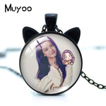 Load image into Gallery viewer, 2019 New Blackpink Kpop Group Girls Cat Ears Necklace Lovely Blackpink Kpop Singers Jewelry for Fans Jewelry Gifts
