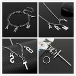 Load image into Gallery viewer, Fashion Korean Long Men Boys Stud Earring For Women Men Kpop Earings 4 style kpop jewelry gift
