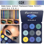 Load image into Gallery viewer, 9 Colors Glitter Eyeshadow Makeup Pallete Matte Eye shadow Palette Shimmer and Shine Diamond Eyeshadow Powder Pigment Cosmetics
