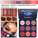 Load image into Gallery viewer, 9 Colors Glitter Eyeshadow Makeup Pallete Matte Eye shadow Palette Shimmer and Shine Diamond Eyeshadow Powder Pigment Cosmetics

