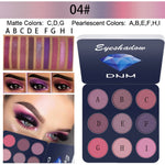 Load image into Gallery viewer, 9 Colors Glitter Eyeshadow Makeup Pallete Matte Eye shadow Palette Shimmer and Shine Diamond Eyeshadow Powder Pigment Cosmetics
