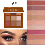 Load image into Gallery viewer, 9 Colors Glitter Eyeshadow Makeup Pallete Matte Eye shadow Palette Shimmer and Shine Diamond Eyeshadow Powder Pigment Cosmetics
