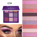 Load image into Gallery viewer, 9 Colors Glitter Eyeshadow Makeup Pallete Matte Eye shadow Palette Shimmer and Shine Diamond Eyeshadow Powder Pigment Cosmetics
