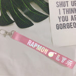 Load image into Gallery viewer, Fashion Bangtan Boys Keychain Braided Ribbon Keyring Women Men Phone Case Lanyard Key Chain Car Wallet Bag Pendant JIMIN SUGA
