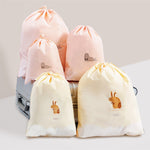 Load image into Gallery viewer, Cute Cartoon Animal Cosmetic Bag Women Travel Make Up Drawstring Case Organizer Storage Makeup Toiletry Beauty Wash  Pouch
