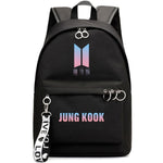 Load image into Gallery viewer, 2019 Outdoor wild casual bangtanes student school canvas backpack boys kpop army bomb fresh trend fan pouch bags for women
