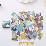 Load image into Gallery viewer, 40 PCS/box Mini Cartoon Paper Sticker Decoration Decal DIY Album Scrapbooking Seal Sticker Kawaii Stationery Gift Material Escol
