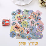 Load image into Gallery viewer, 40 PCS/box Mini Cartoon Paper Sticker Decoration Decal DIY Album Scrapbooking Seal Sticker Kawaii Stationery Gift Material Escol
