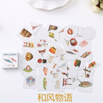 Load image into Gallery viewer, 40 PCS/box Mini Cartoon Paper Sticker Decoration Decal DIY Album Scrapbooking Seal Sticker Kawaii Stationery Gift Material Escol
