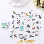 Load image into Gallery viewer, 40 PCS/box Mini Cartoon Paper Sticker Decoration Decal DIY Album Scrapbooking Seal Sticker Kawaii Stationery Gift Material Escol

