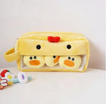 Load image into Gallery viewer, Plush Cute Pencil Case Kawaii Large Capacity Pencilcase School Pen Case Supplies Pencil Bag School Box Pencils Pouch Stationery
