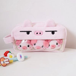 Plush Cute Pencil Case Kawaii Large Capacity Pencilcase School Pen Case Supplies Pencil Bag School Box Pencils Pouch Stationery