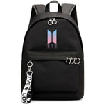 Load image into Gallery viewer, Outdoor wild casual student school canvas backpack boys bag kpop army bomb fresh trend fan pouch cute women's bag
