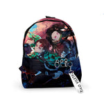 Load image into Gallery viewer, 24Color Kimetsu No Yaiba Bag Demon Slayer Anime Cosplay Accessories Kimono Costumes School Student 3D Print Backpack
