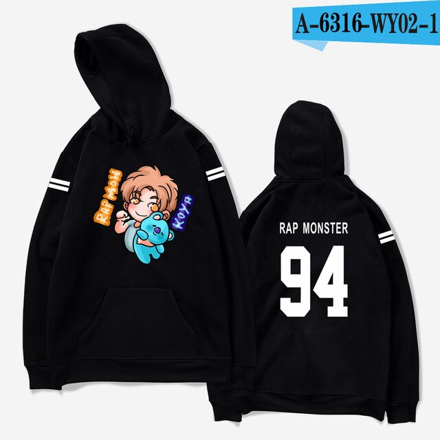 aikooki hoodies women Bangtan Boys Kpop idol Hoodies Sweatshirts Autumn Streetwear Fans Hoodies Cap Casual Clothes Plus Size