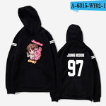 Load image into Gallery viewer, aikooki hoodies women Bangtan Boys Kpop idol Hoodies Sweatshirts Autumn Streetwear Fans Hoodies Cap Casual Clothes Plus Size
