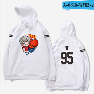 aikooki hoodies women Bangtan Boys Kpop idol Hoodies Sweatshirts Autumn Streetwear Fans Hoodies Cap Casual Clothes Plus Size