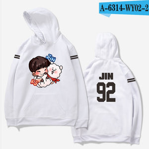 aikooki hoodies women Bangtan Boys Kpop idol Hoodies Sweatshirts Autumn Streetwear Fans Hoodies Cap Casual Clothes Plus Size