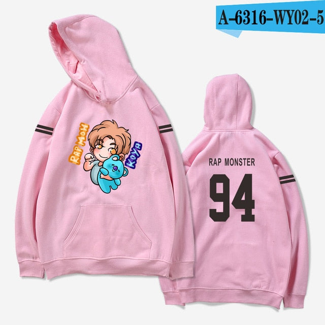 aikooki hoodies women Bangtan Boys Kpop idol Hoodies Sweatshirts Autumn Streetwear Fans Hoodies Cap Casual Clothes Plus Size