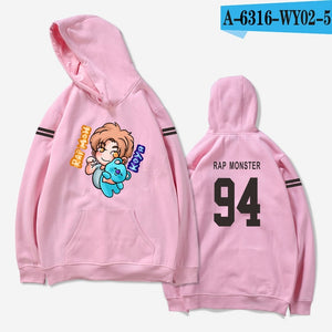 aikooki hoodies women Bangtan Boys Kpop idol Hoodies Sweatshirts Autumn Streetwear Fans Hoodies Cap Casual Clothes Plus Size