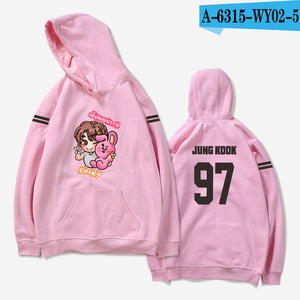 aikooki hoodies women Bangtan Boys Kpop idol Hoodies Sweatshirts Autumn Streetwear Fans Hoodies Cap Casual Clothes Plus Size