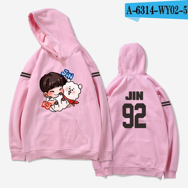 aikooki hoodies women Bangtan Boys Kpop idol Hoodies Sweatshirts Autumn Streetwear Fans Hoodies Cap Casual Clothes Plus Size