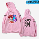 Load image into Gallery viewer, aikooki hoodies women Bangtan Boys Kpop idol Hoodies Sweatshirts Autumn Streetwear Fans Hoodies Cap Casual Clothes Plus Size
