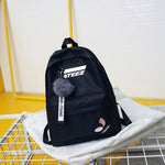 Load image into Gallery viewer, Ateez Stray Kids Blackpink Sac A Dos Backpack Back Pack Got7 Women Monsta X Twice Wanna One Canvas School Travel Bag Femme

